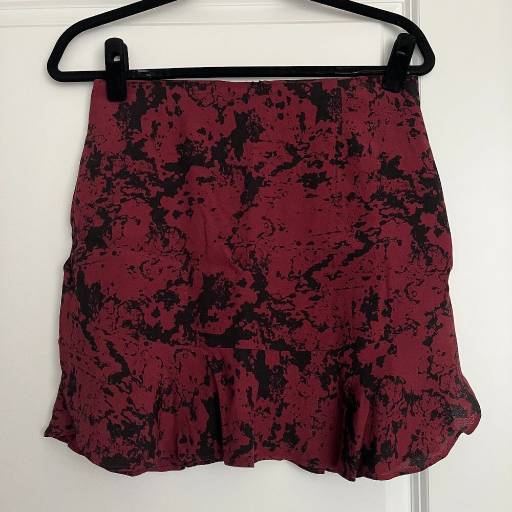Banana Republic Flounce Mini Skirt